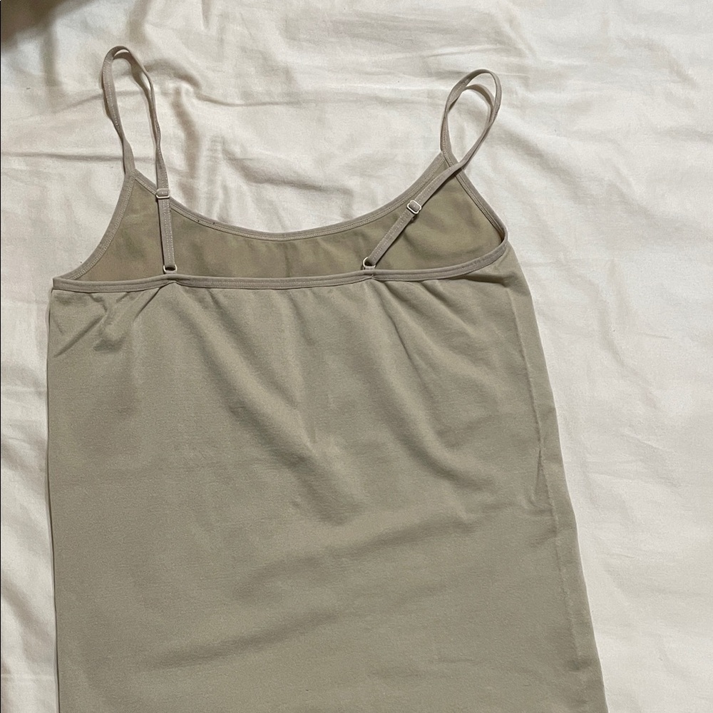 White and Tan Beige nudeCamisole Duo - lot of 2. - Picture 3 of 7